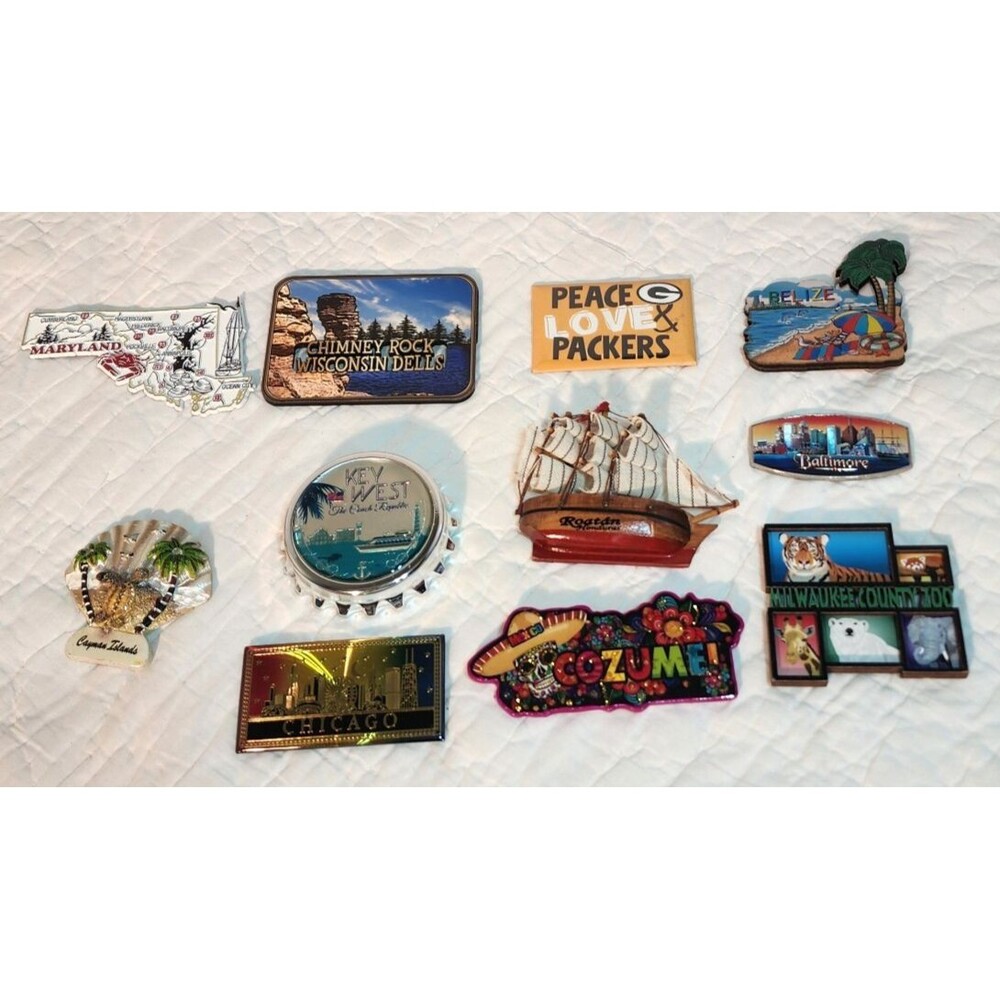 Refrigerator Magnets Lot of 11